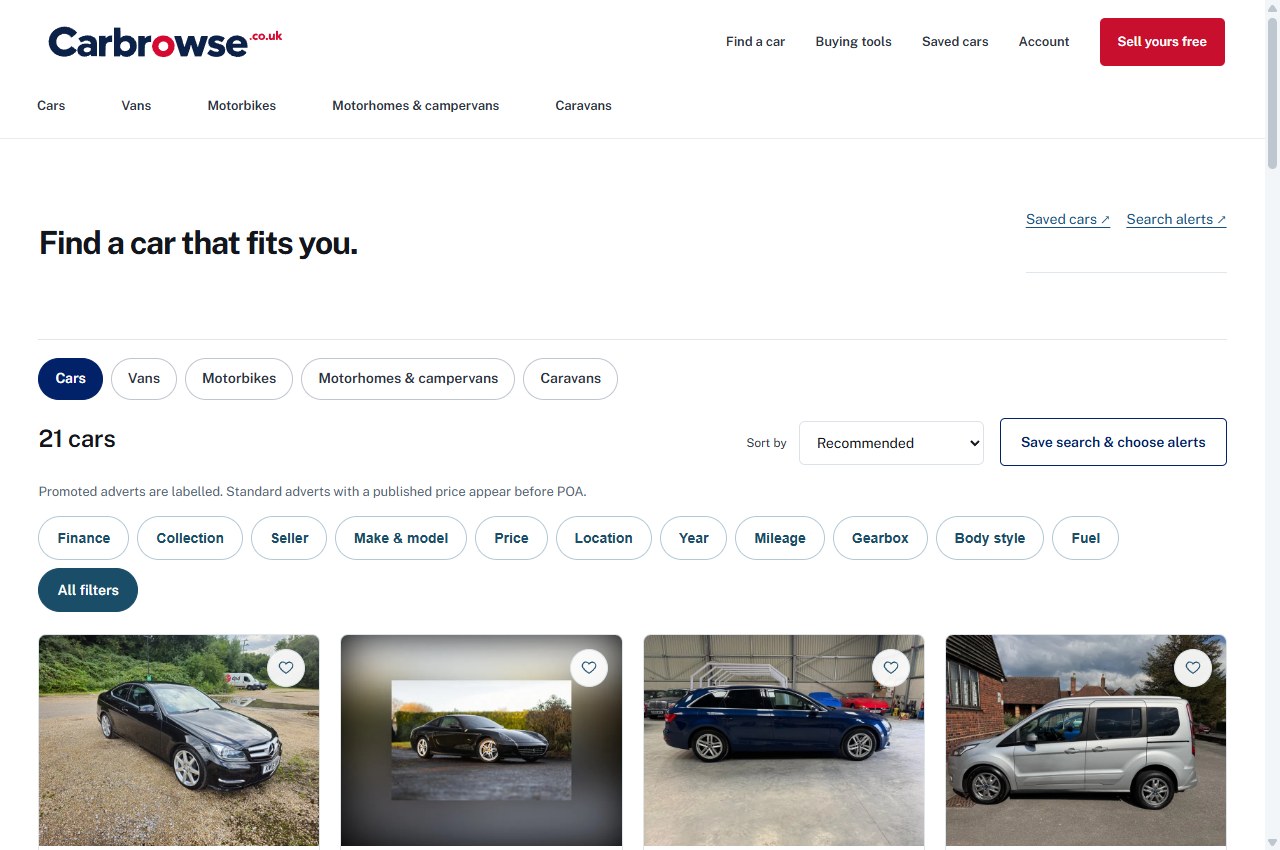 CarBrowse public vehicle search